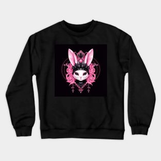 Cute Bunny Cartoon Crewneck Sweatshirt